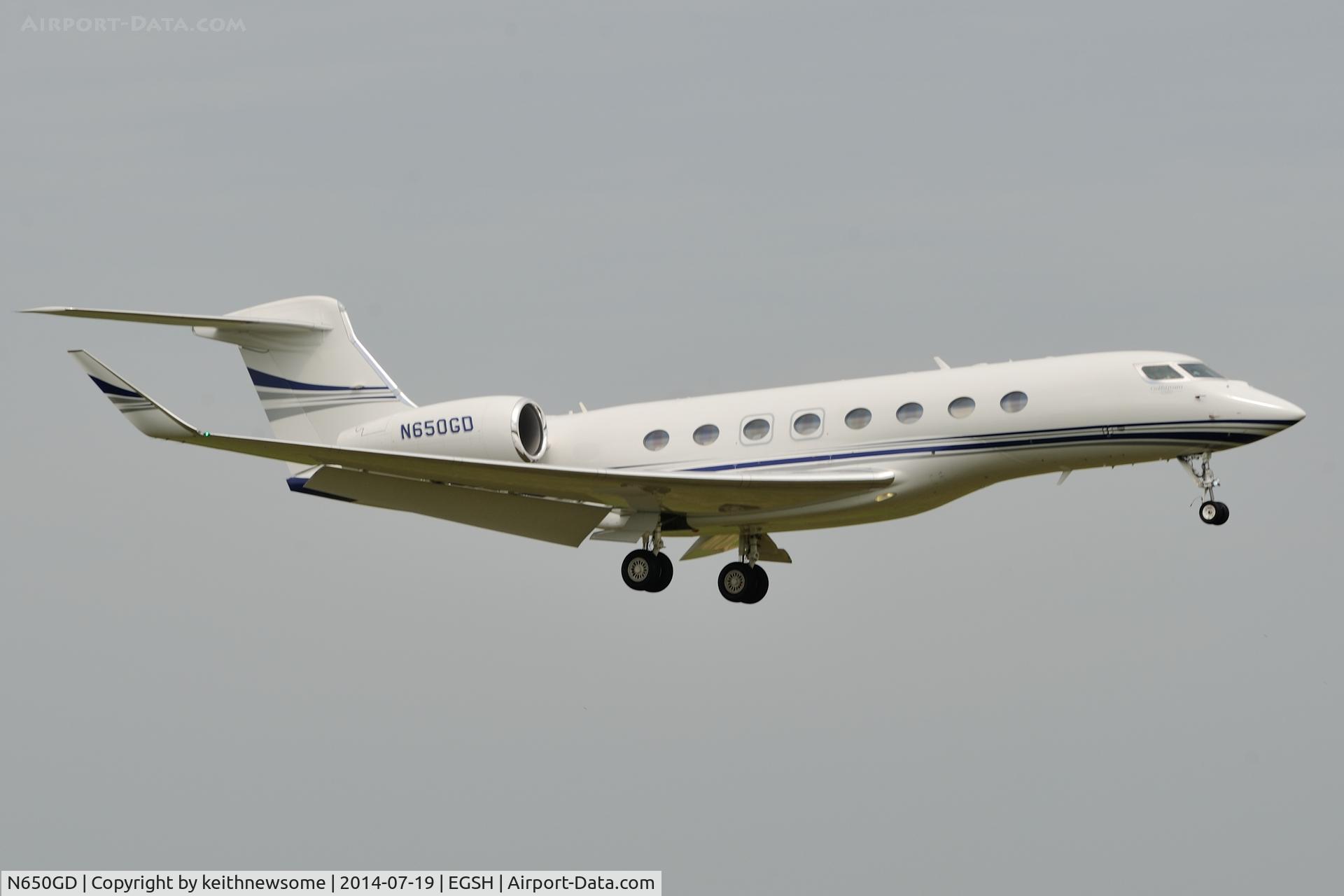 N650GD, 2010 Gulfstream Aerospace G650 (G-VI) C/N 6004, Gulfstream Demo Day.