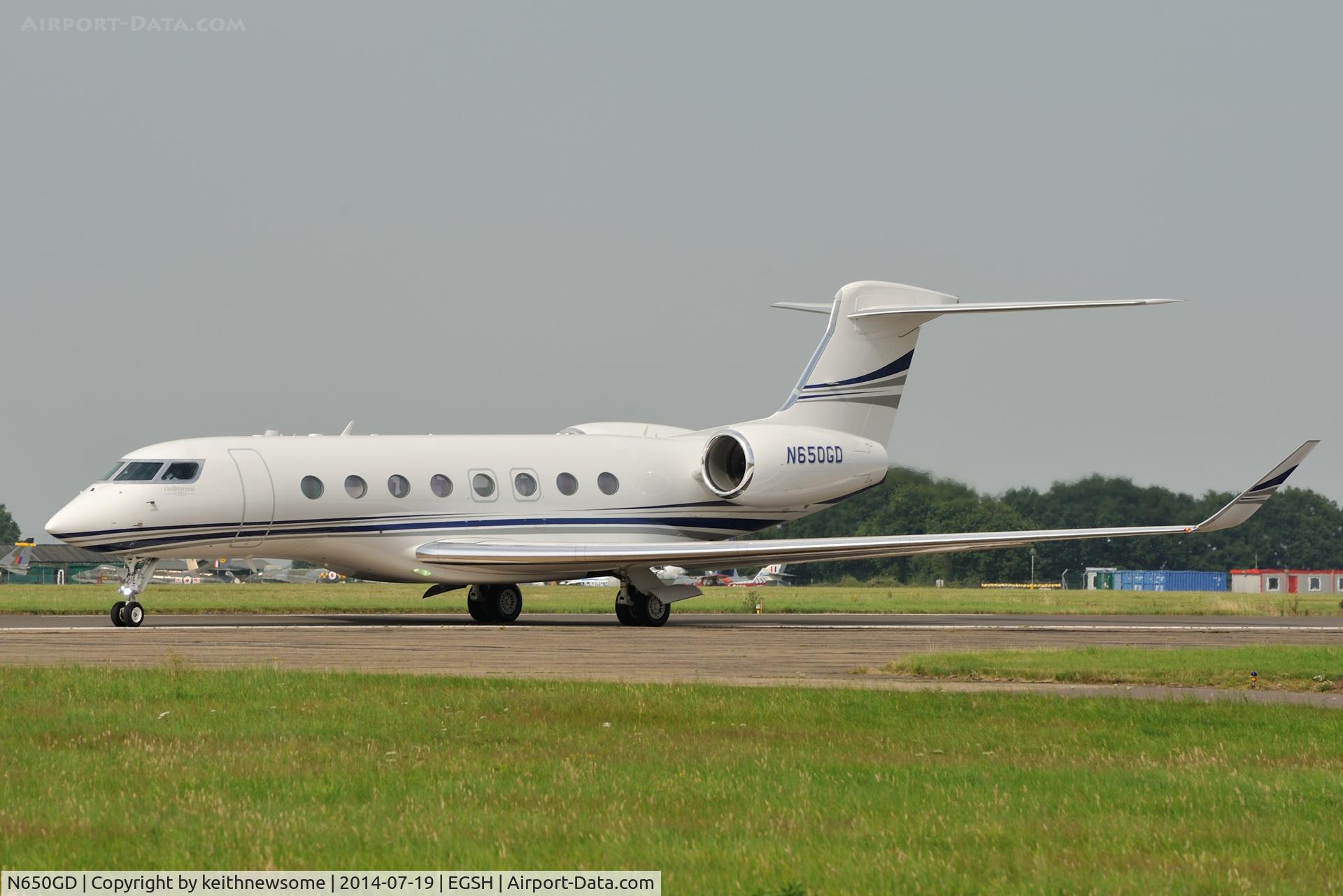 N650GD, 2010 Gulfstream Aerospace G650 (G-VI) C/N 6004, Gulfstream Demo Day.
