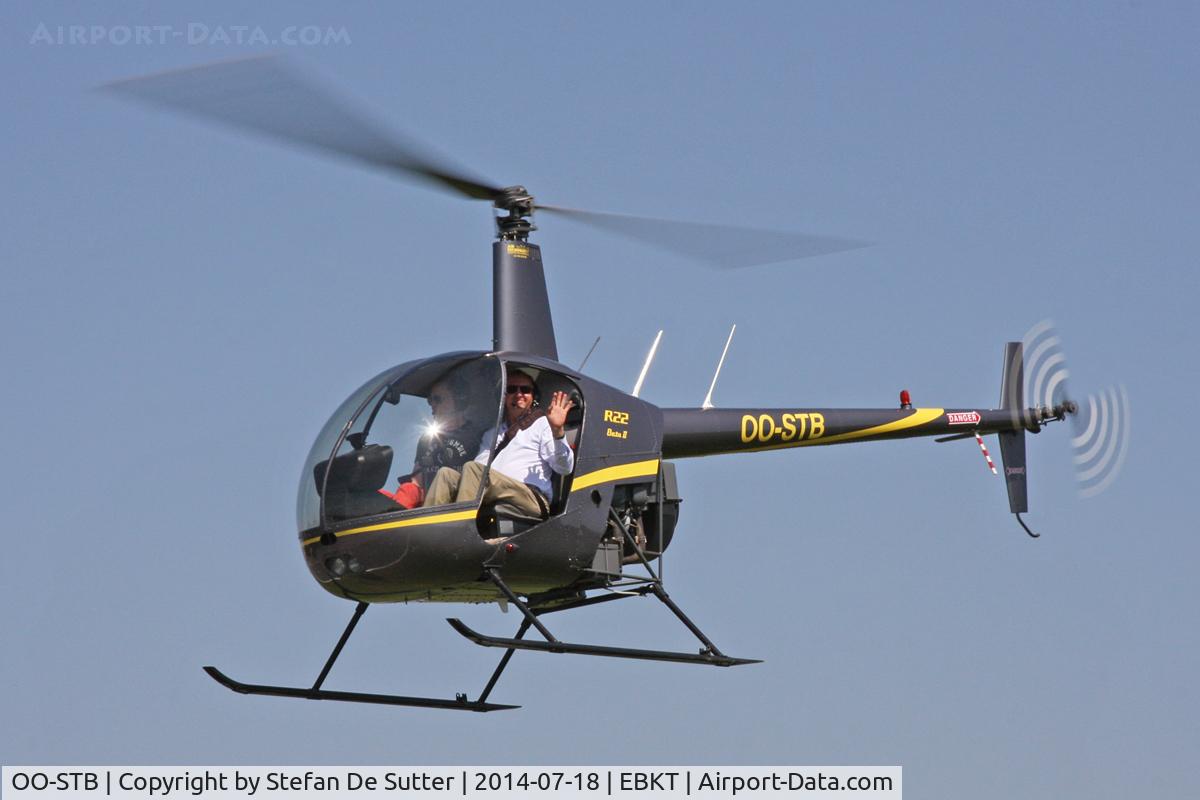 OO-STB, 2008 Robinson R22 Beta II C/N 4349, First picture.