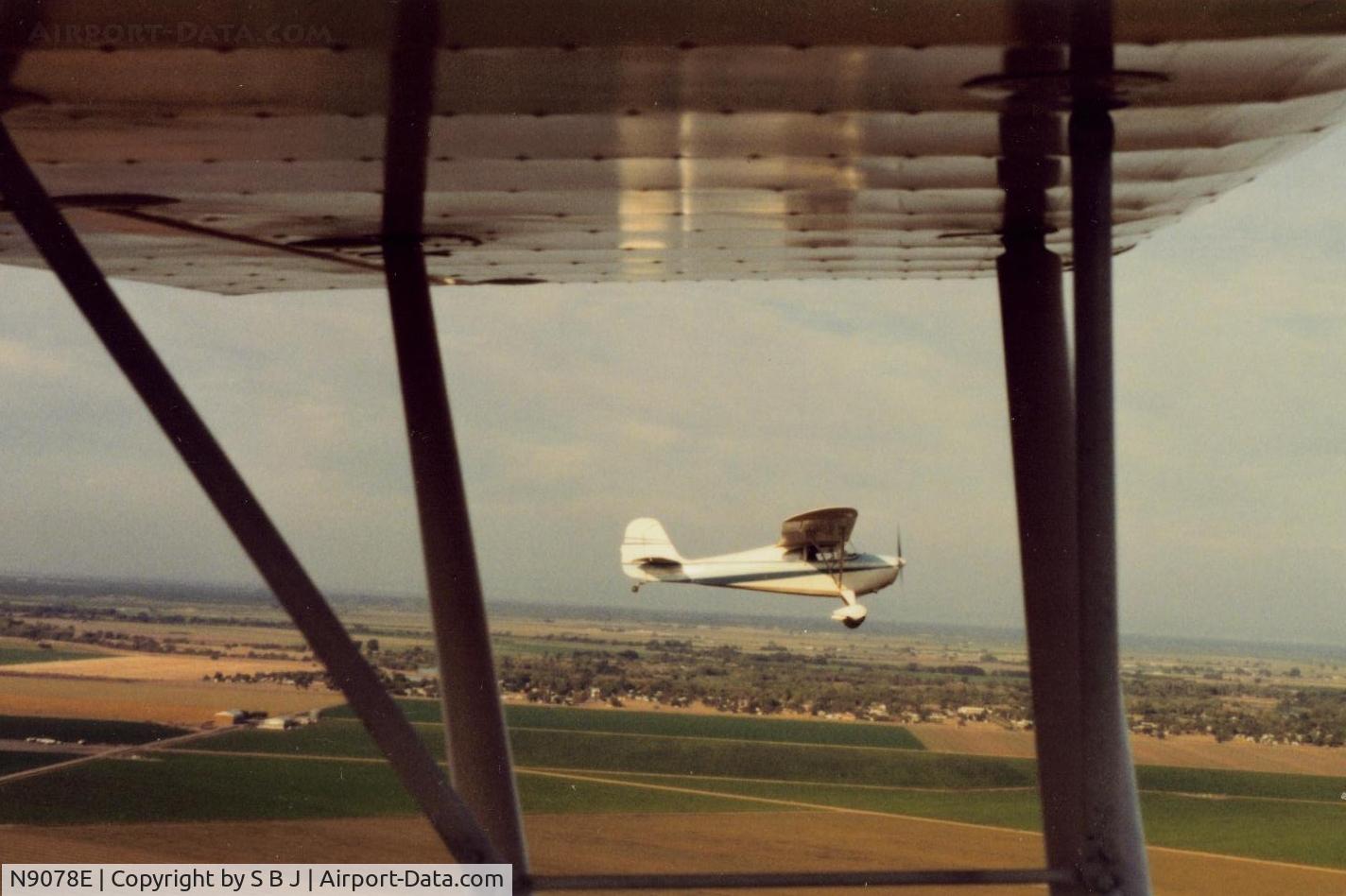 N9078E, 1946 Aeronca 11AC Chief C/N 11AC-710, Thought this picture of a chief from a chief was interesting. Like two for one.