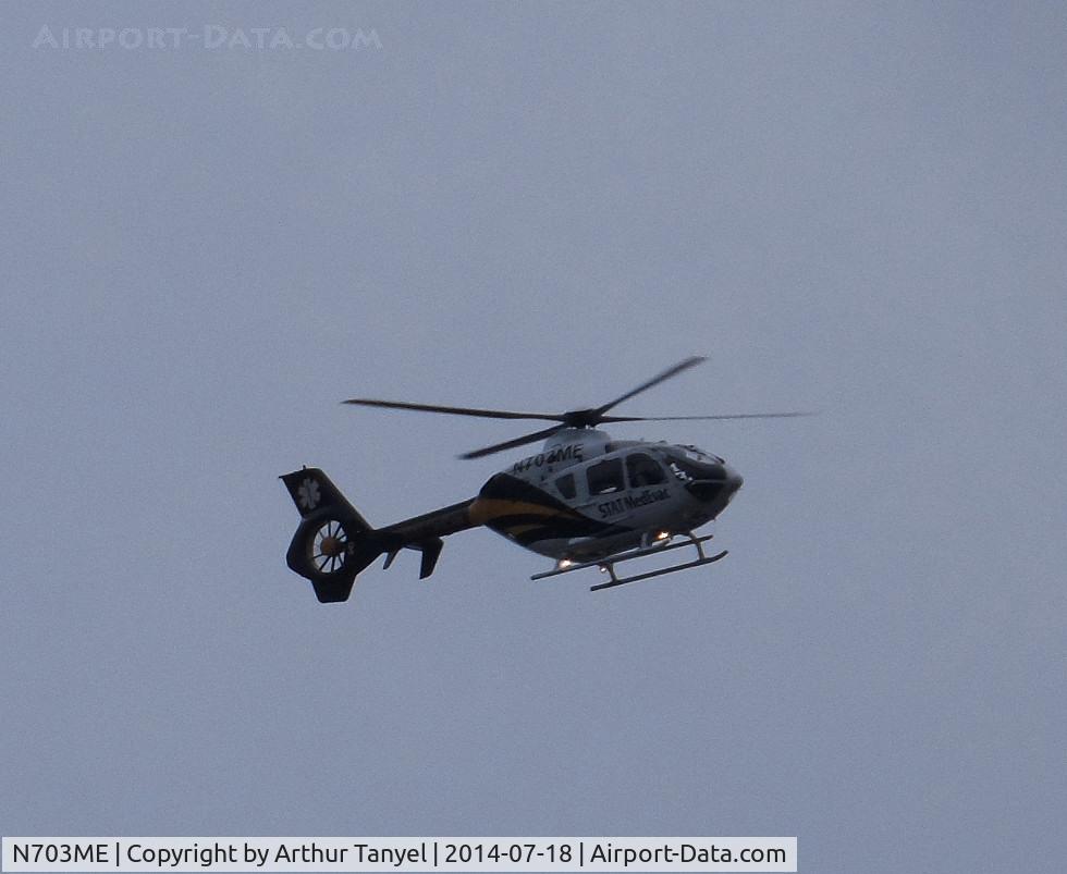 N703ME, 2003 Eurocopter EC-135P-2 C/N 0314, Flying over Pittsburgh