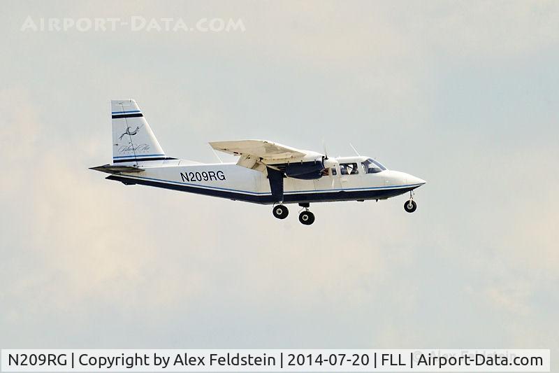 N209RG, 1971 Britten-Norman BN-2A-6 Islander C/N 209, Ft Lauderdale