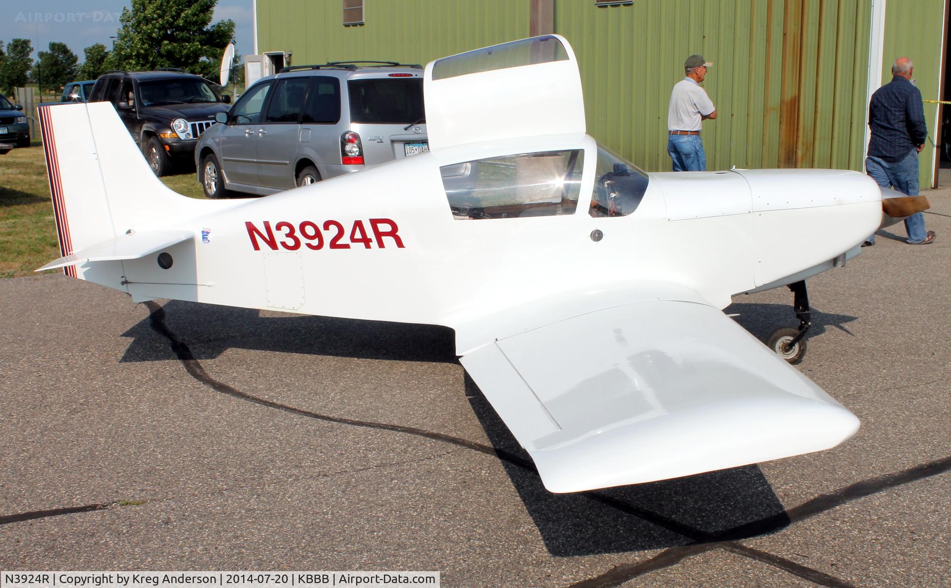 N3924R, 1987 Rand Robinson KR-2 C/N K.L. 1038, 2014 Benson Fly-in Breakfast