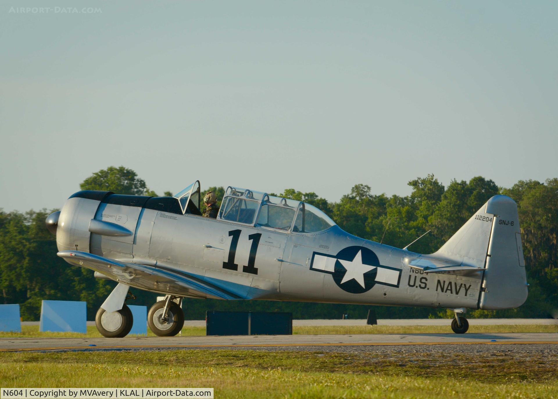 N604, 1959 North American SNJ-6 Texan C/N 121-43167, 2014 Sun n Fun