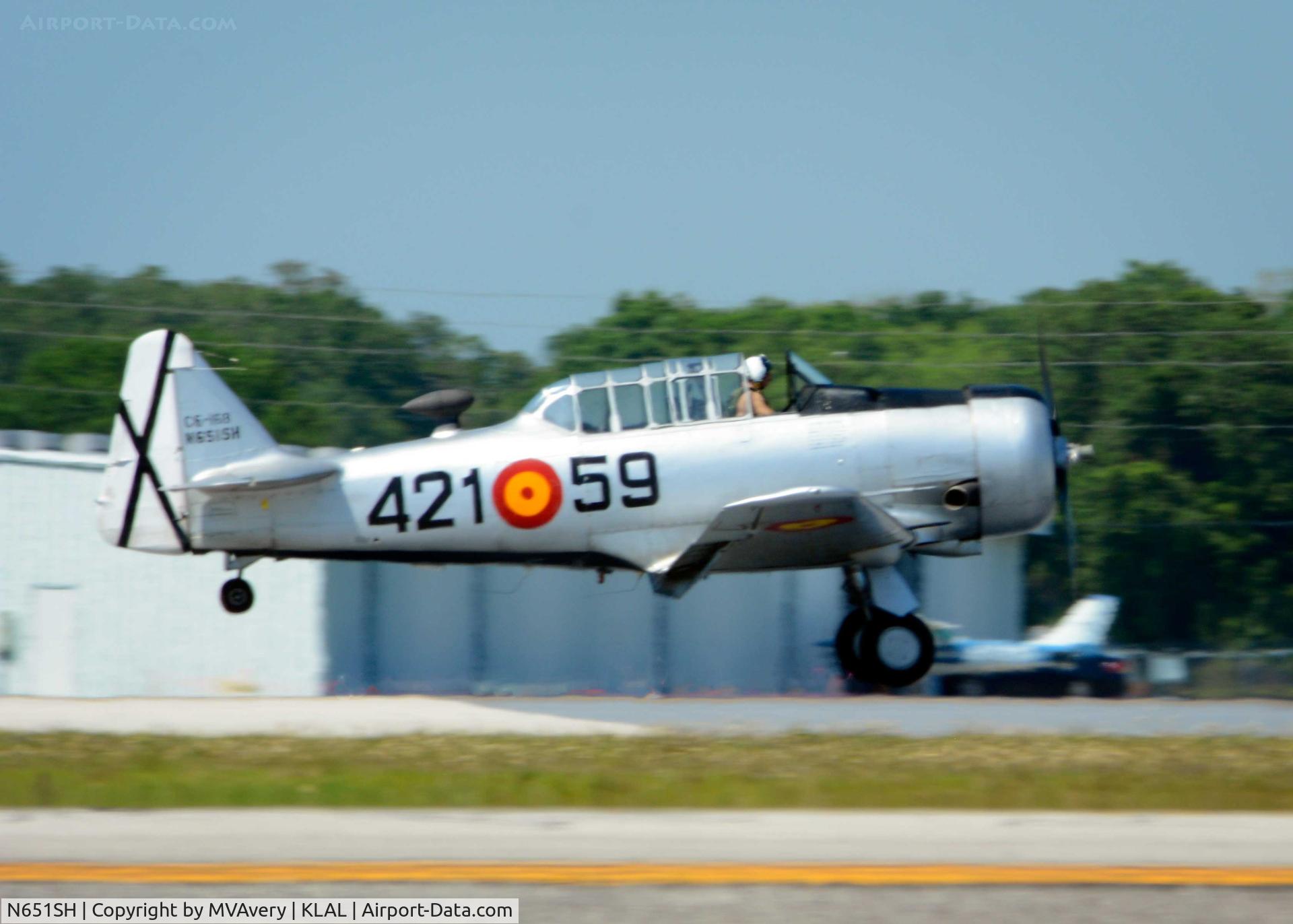 N651SH, 1944 North American T-6G Texan C/N 168-409, 2014 Sun n Fun