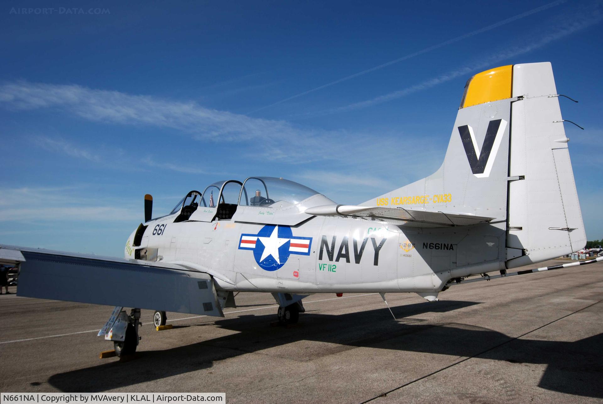 N661NA, 1957 North American T-28C Trojan Trojan C/N 226-238 (140661), 2014 Sun n Fun