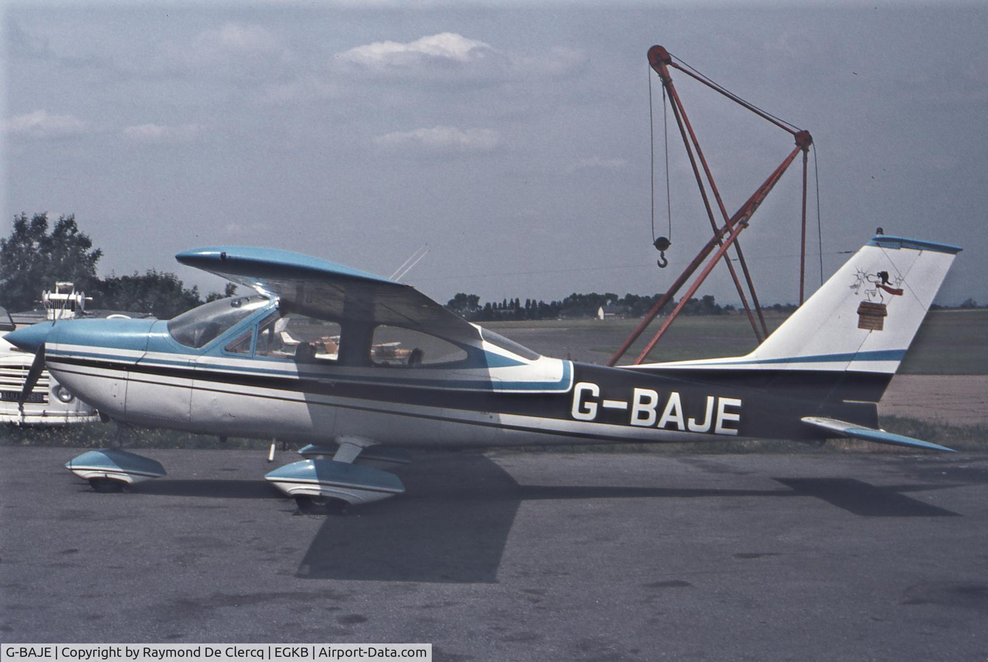 G-BAJE, 1968 Cessna 177 Cardinal C/N 17700812, Biggin Hill   1975