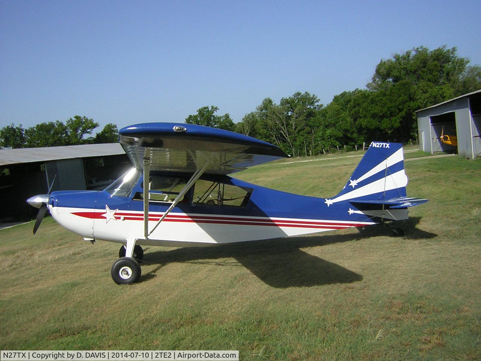 N27TX, 1969 Champion 7GCAA Citabria C/N 195, GCAA S/N 195  Shortly after recover/repaint