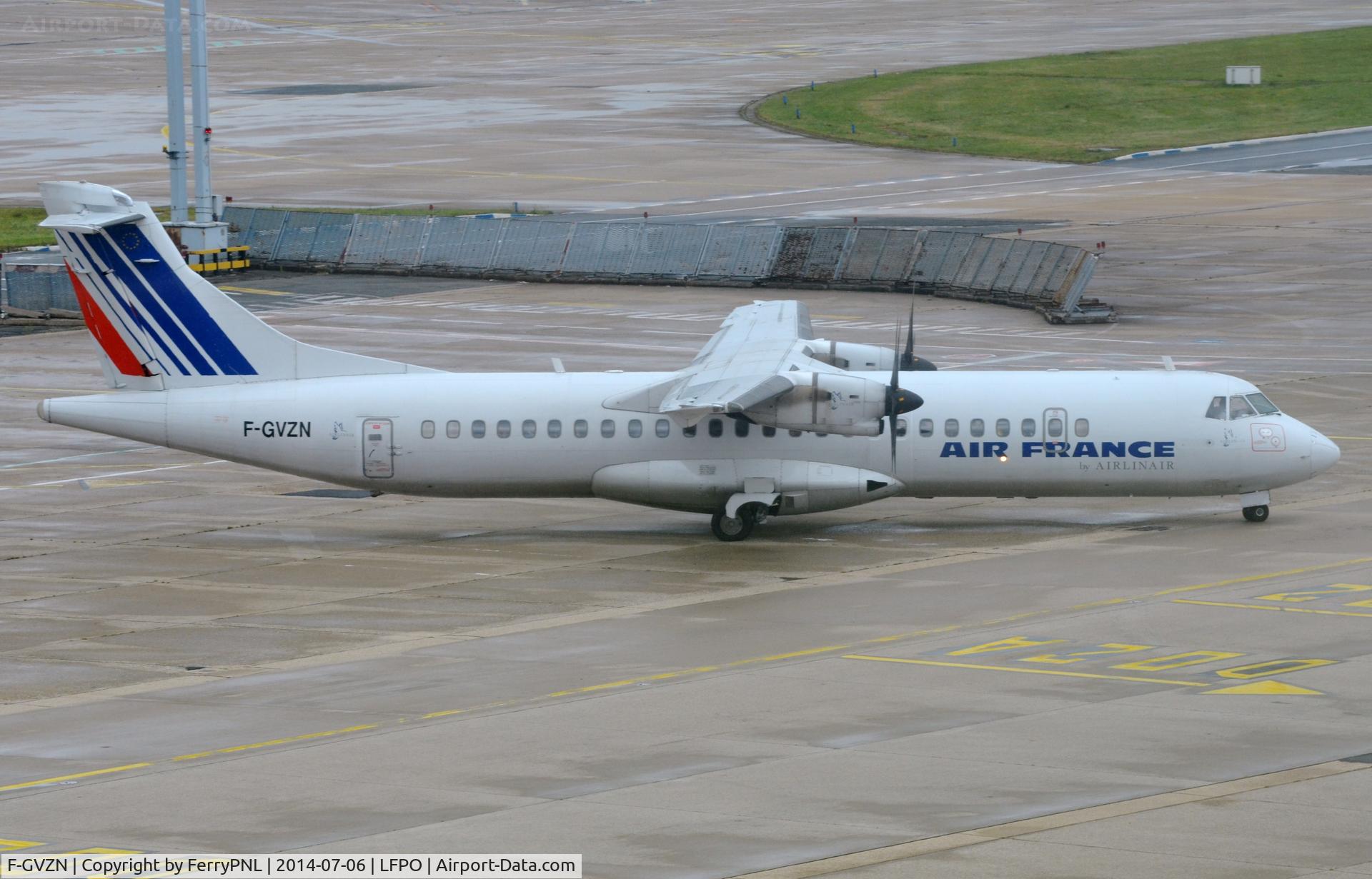 F-GVZN, 1998 ATR 72-212A C/N 563, One of a few Airlinair ATR72's still in Air France c/s at this time.