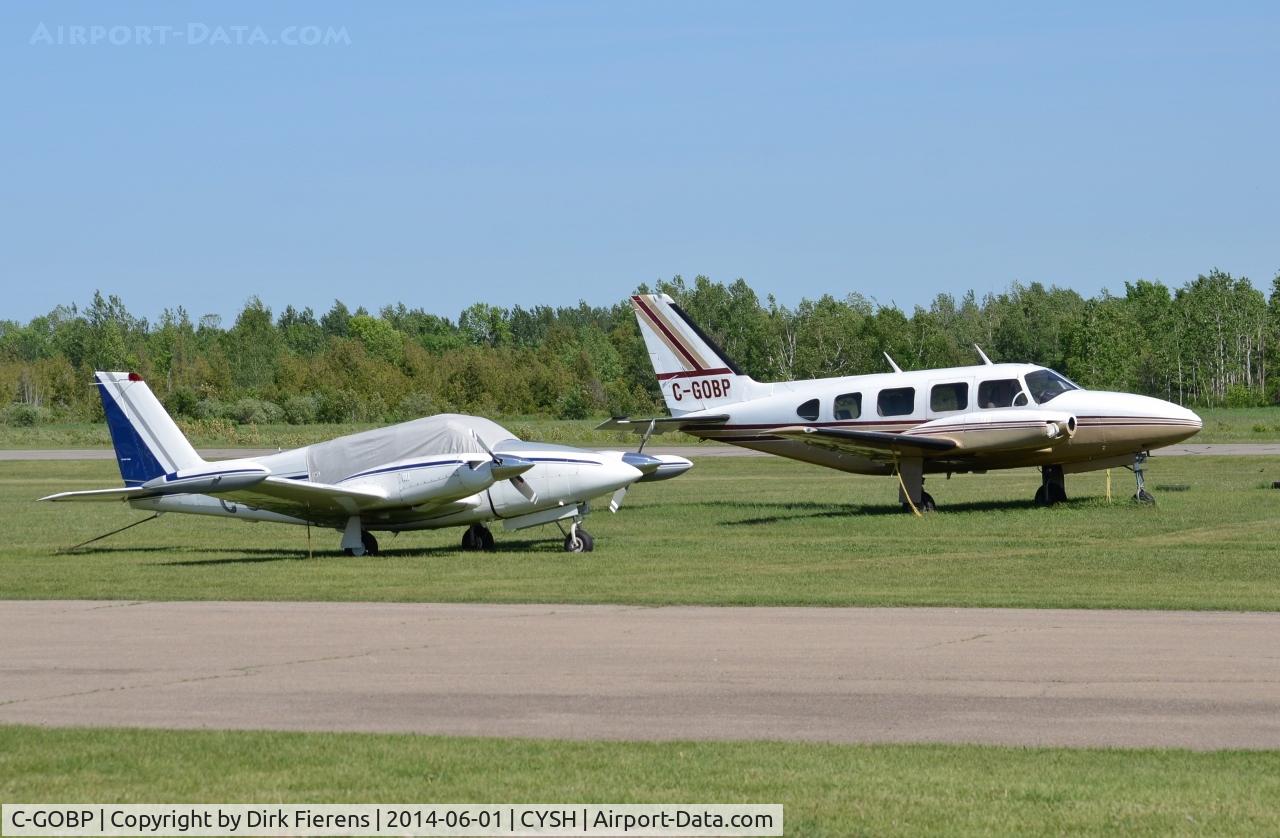 C-GOBP, 1968 Piper PA-31-310 Navajo Navajo C/N 31-156, Parked at the airport.