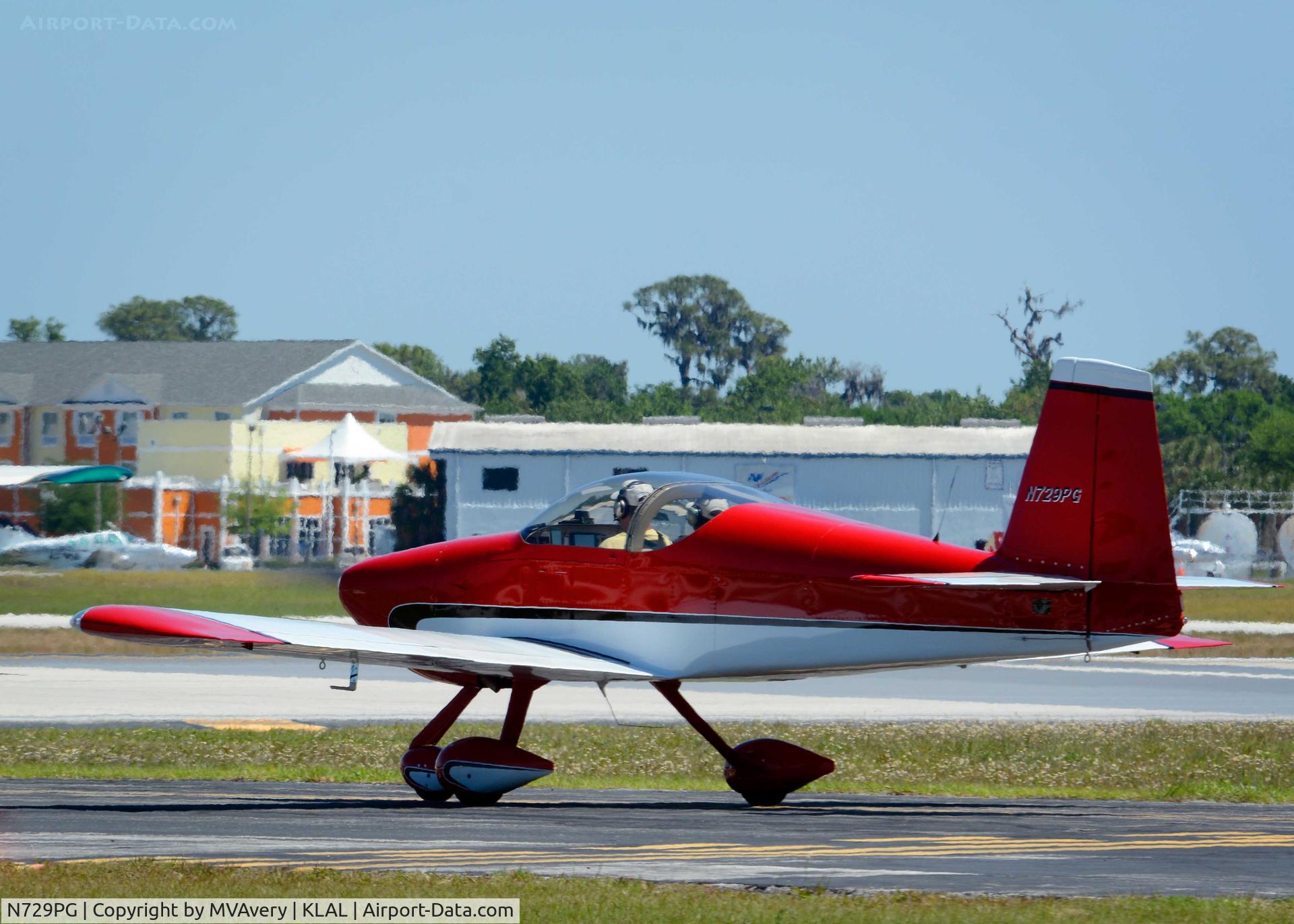 N729PG, 2012 Vans RV-7A C/N 72874, 2014 Sun n Fun