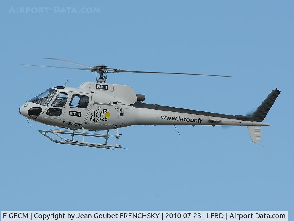 F-GECM, Aérospatiale AS-350BA Ecureuil C/N 1792, TOUR DE FRANCE 2010