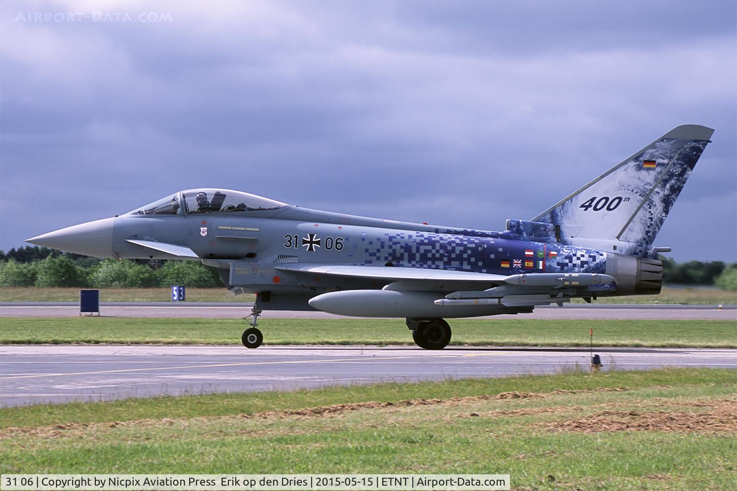 31 06, 2013 Eurofighter EF-2000 Typhoon S C/N GS082, 3106 on the taxitrack