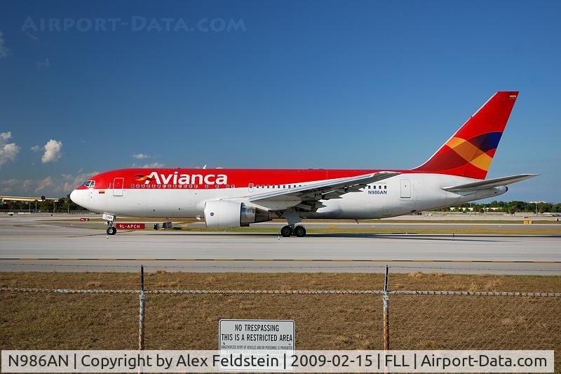 N986AN, 1990 Boeing 767-259 C/N 24835, Ft. Lauderdale