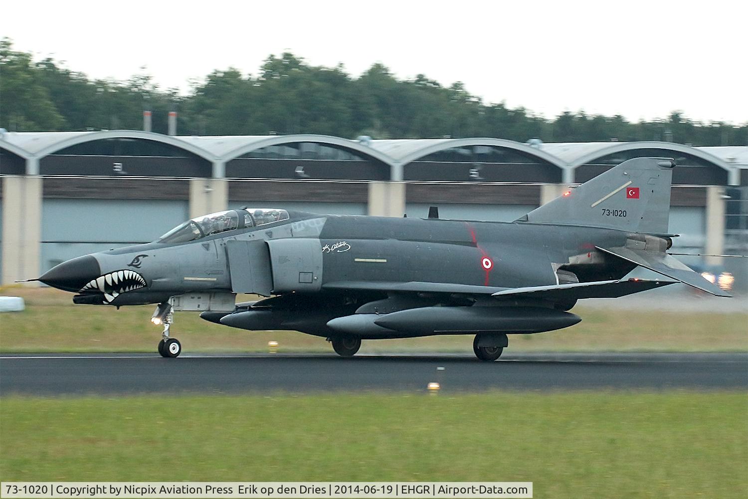 73-1020, McDonnell Douglas F-4E Phantom II C/N 4548, 73-1020 is a Turkey AF F-4E-2020 Terminator and assigned to 111 Sqn.