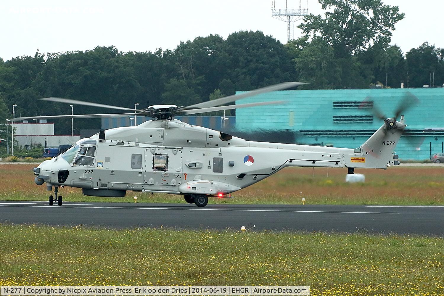 N-277, 2009 NHI NH-90 NFH Caiman C/N 1277/NNLN12, Royal Netherlands Navy NH-90NFH N-277 on the runway of Gilze-Rijen AB, The Netherlands