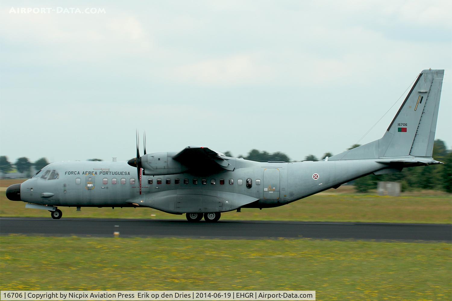 16706, CASA C-295M C/N 059, Portugal AF C-295M 17606 at Gilze-Rijen AB, The Netherlands.
