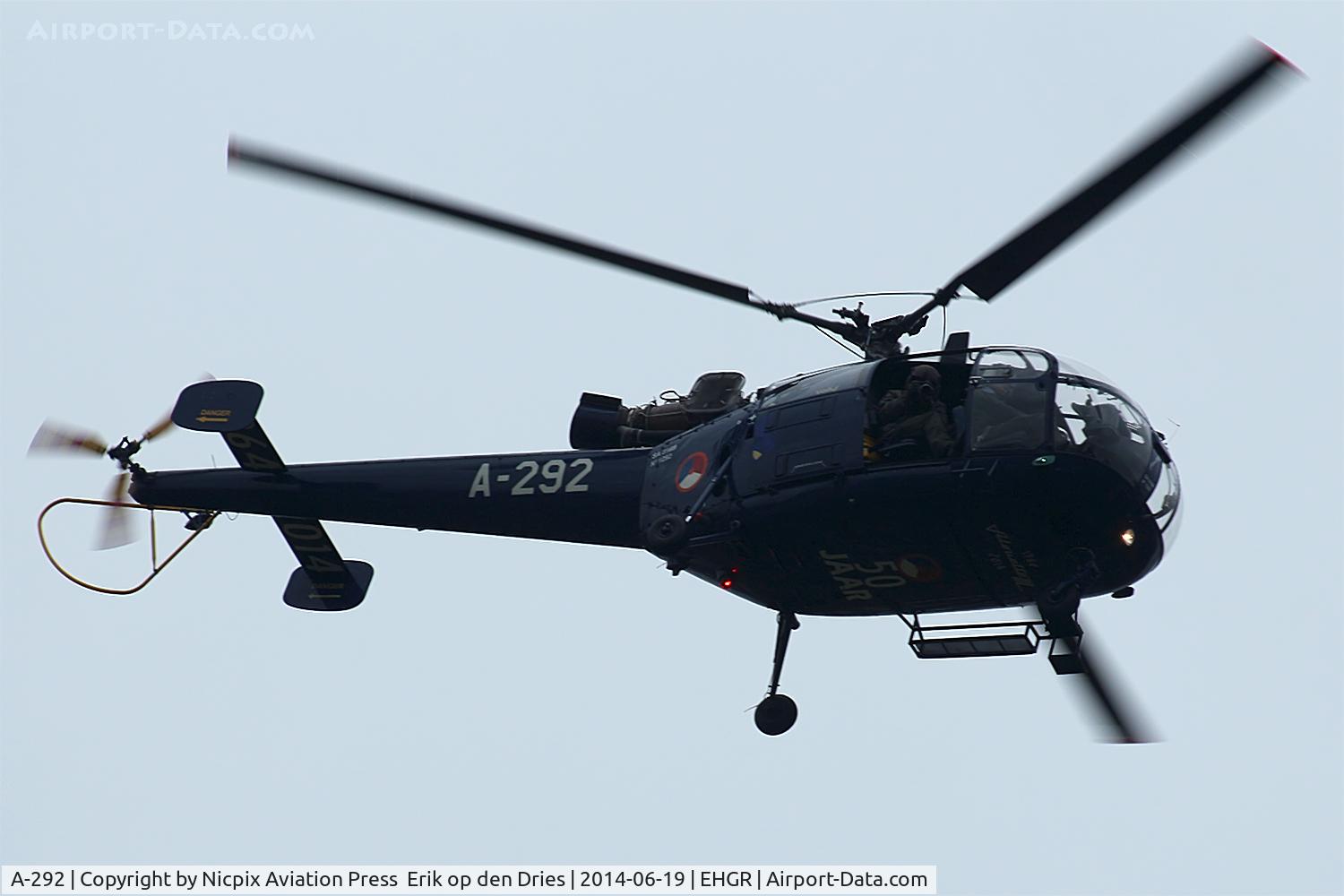 A-292, Sud SE-3160 Alouette III C/N 1292, A-292 in 50 years Alouette-III markings
