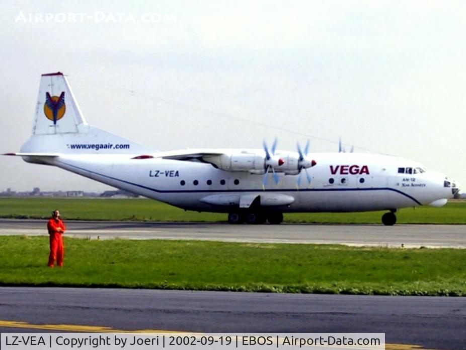 LZ-VEA, 1961 Antonov An-12BP C/N 1340106, Moments before takeoff runway 26
