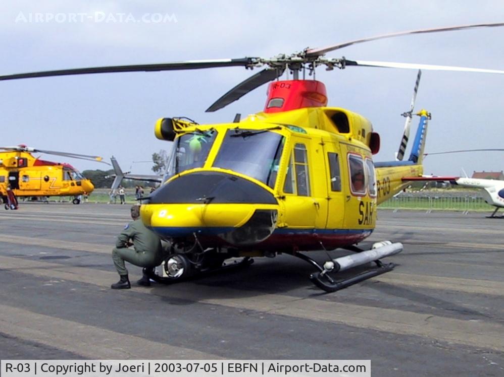 R-03, 1994 Agusta AB-412SP C/N 25641, Koksijde Air Show 2003