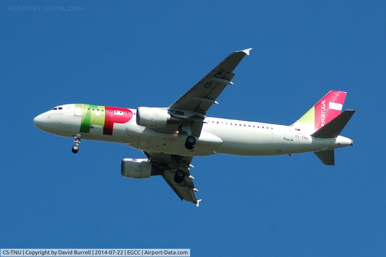 CS-TNU, 2009 Airbus A320-214 C/N 4106, TAP Airbus A320-214 CS-TNU on approach to Manchester Airport.