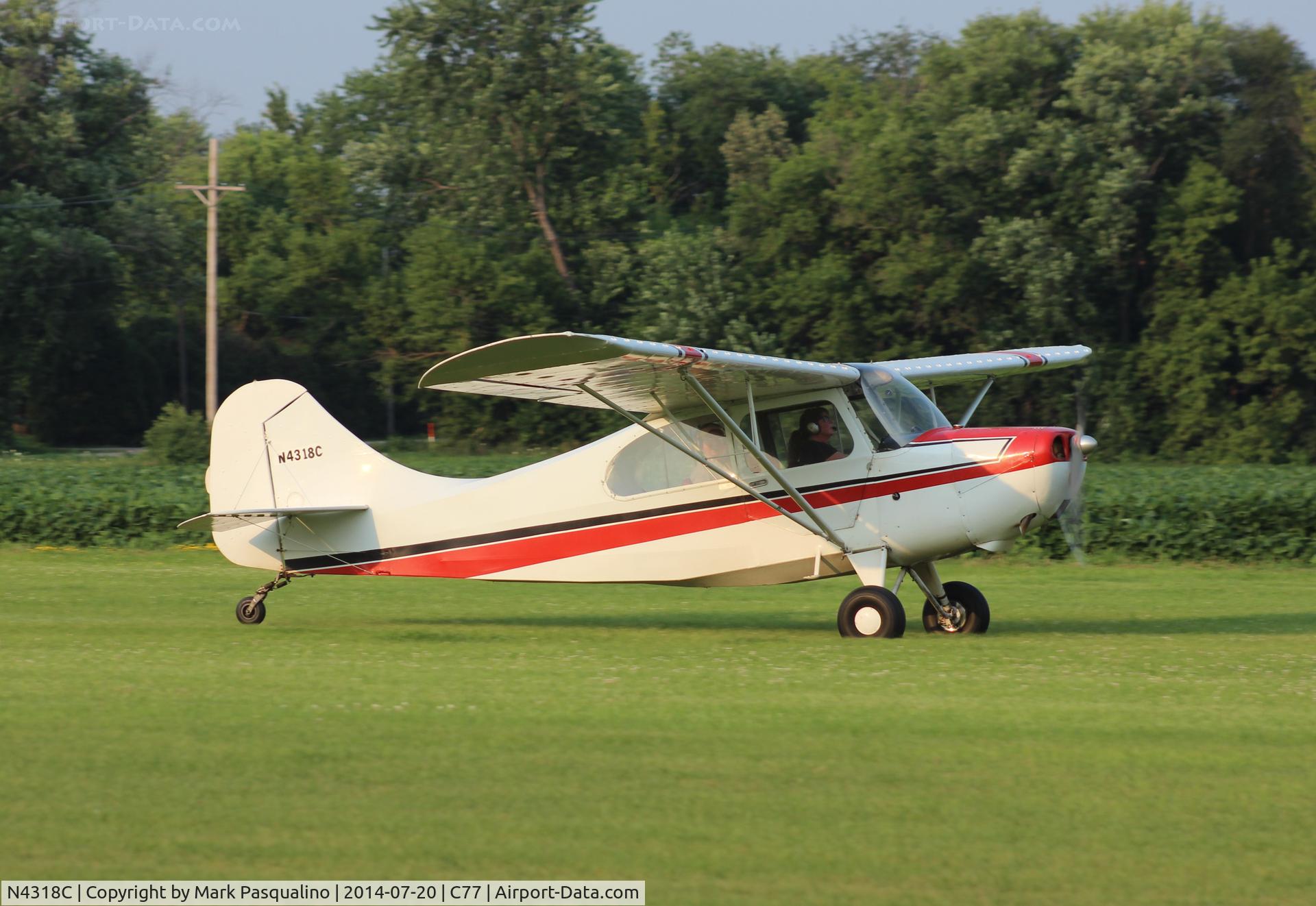 N4318C, 1955 Champion 7EC C/N 7EC-323, Champion 7EC