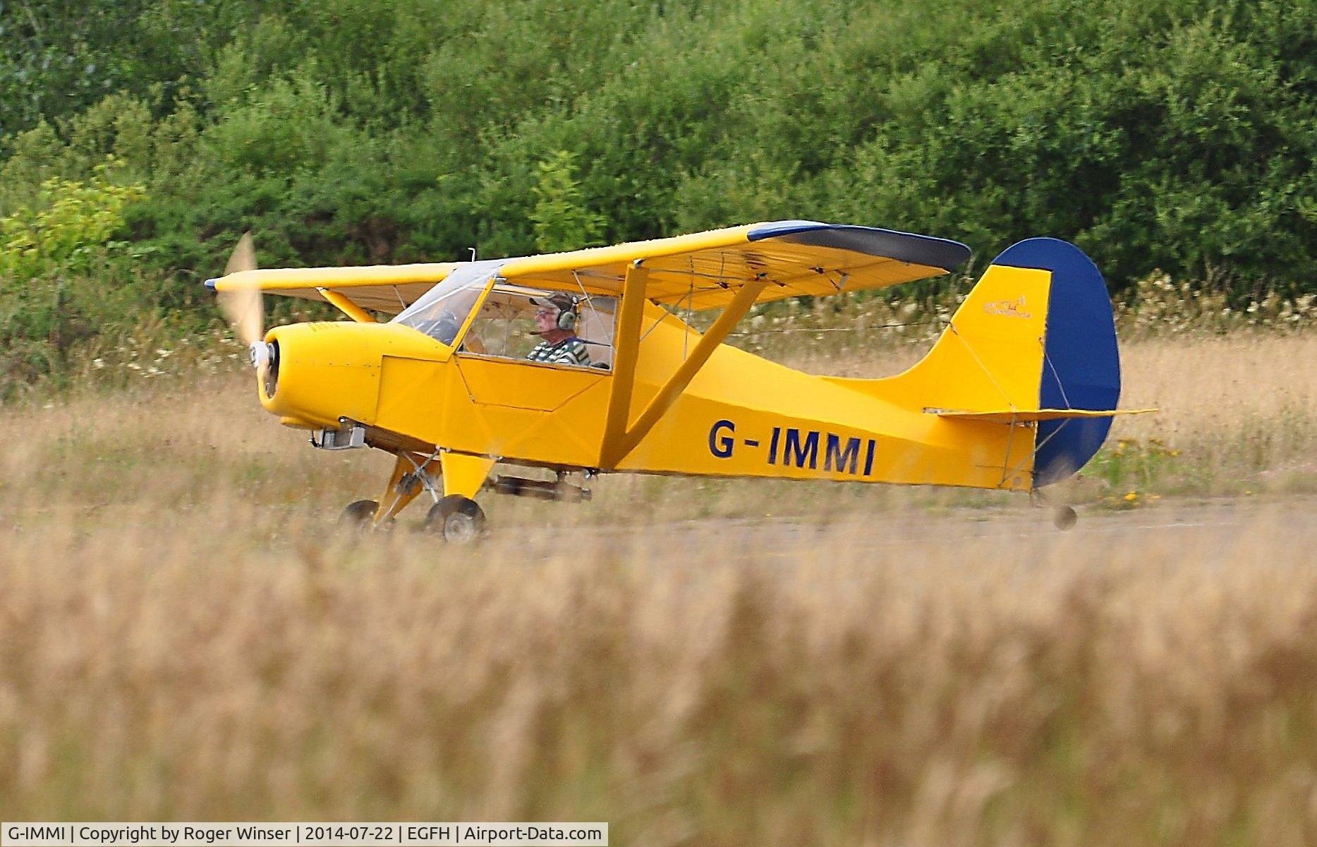 G-IMMI, 2010 Reality Escapade C/N EAL KID 000, First flight of the Escapade Kid from Swansea Arport.
