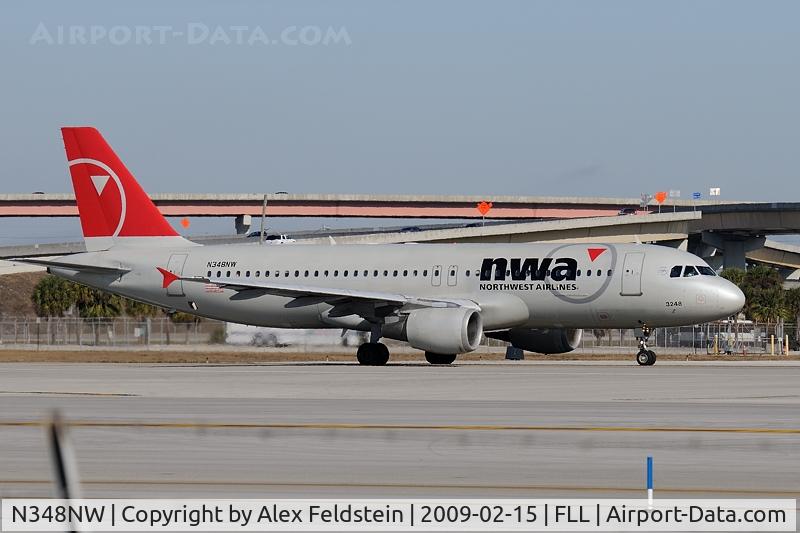 N348NW, 1993 Airbus A320-212 C/N 410, Ft. Lauderdale