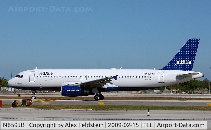 N659JB, 2007 Airbus A320-232 C/N 3190, Ft. Lauderdale