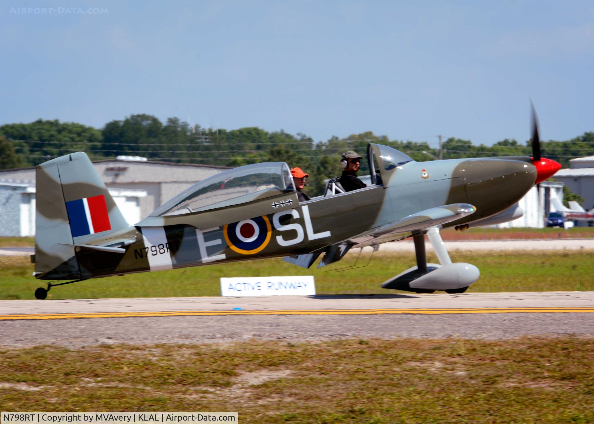 N798RT, Vans RV-8 C/N 83105, 2014 Sun n Fun