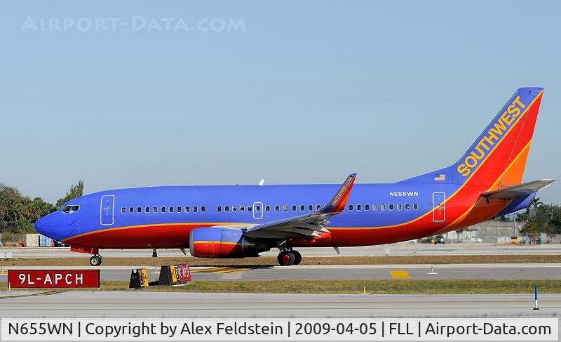N655WN, 1997 Boeing 737-3H4 C/N 28400, Ft. Lauderdale