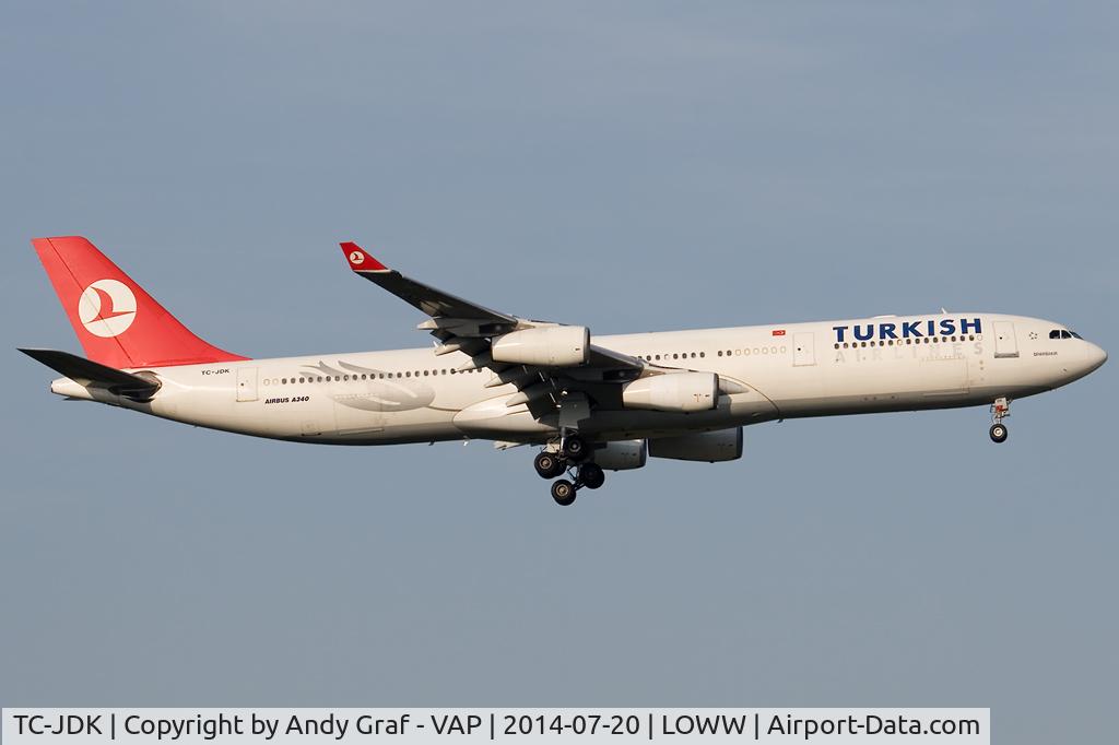 TC-JDK, 1993 Airbus A340-311 C/N 025, Turkish Airlines A340-300