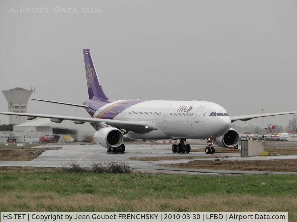 HS-TET, 2010 Airbus A330-343X C/N 1086, THAI AIRWAYS
