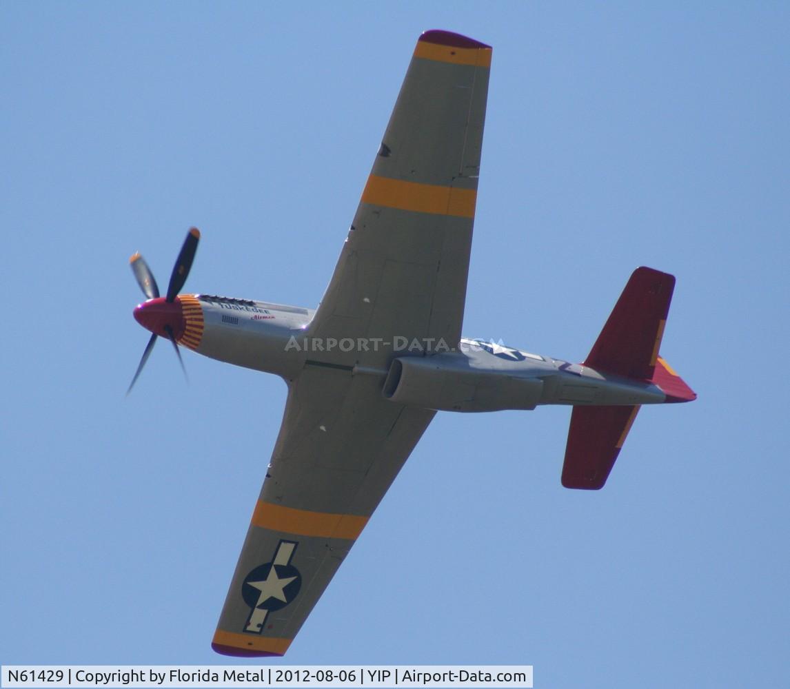 N61429, 1942 North American P-51C Mustang C/N 103-26199, P-51C at Thunder Over Michigan 2012