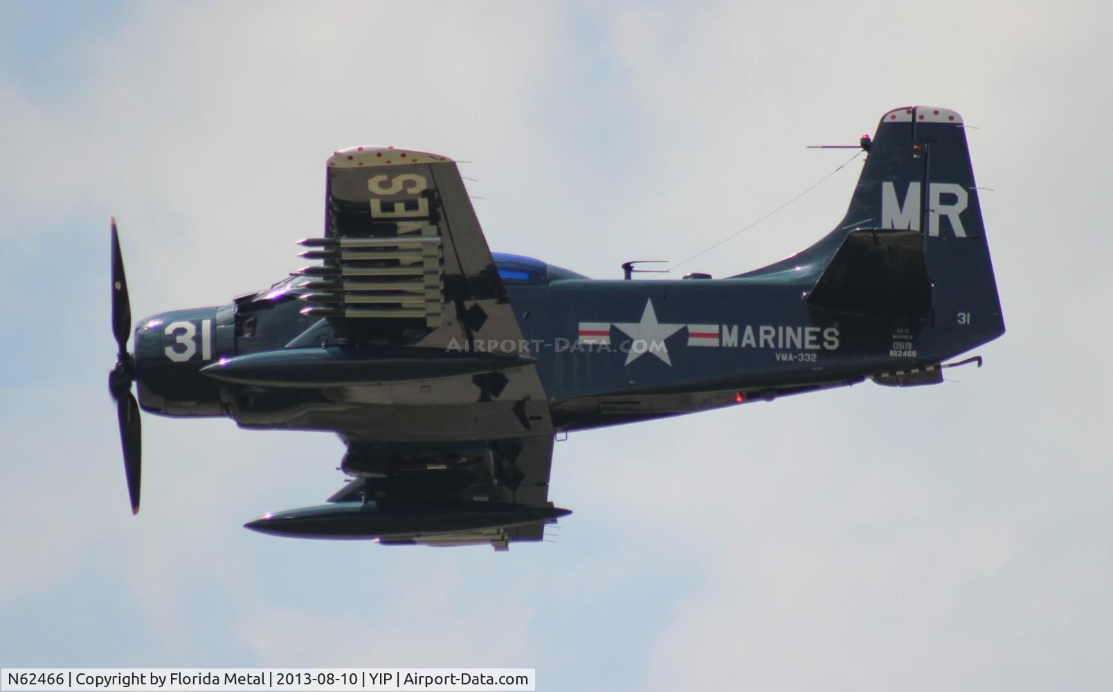 N62466, 1955 Douglas EA-1E Skyraider C/N 10255 (135178), EA-1E Skyraider at Thunder Over Michigan
