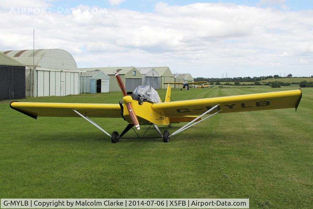 G-MYLB, 1993 Team Mini-Max 91 C/N PFA 186-12419, Team Mini-Max 91, Fishburn Airfield UK, July 2014.