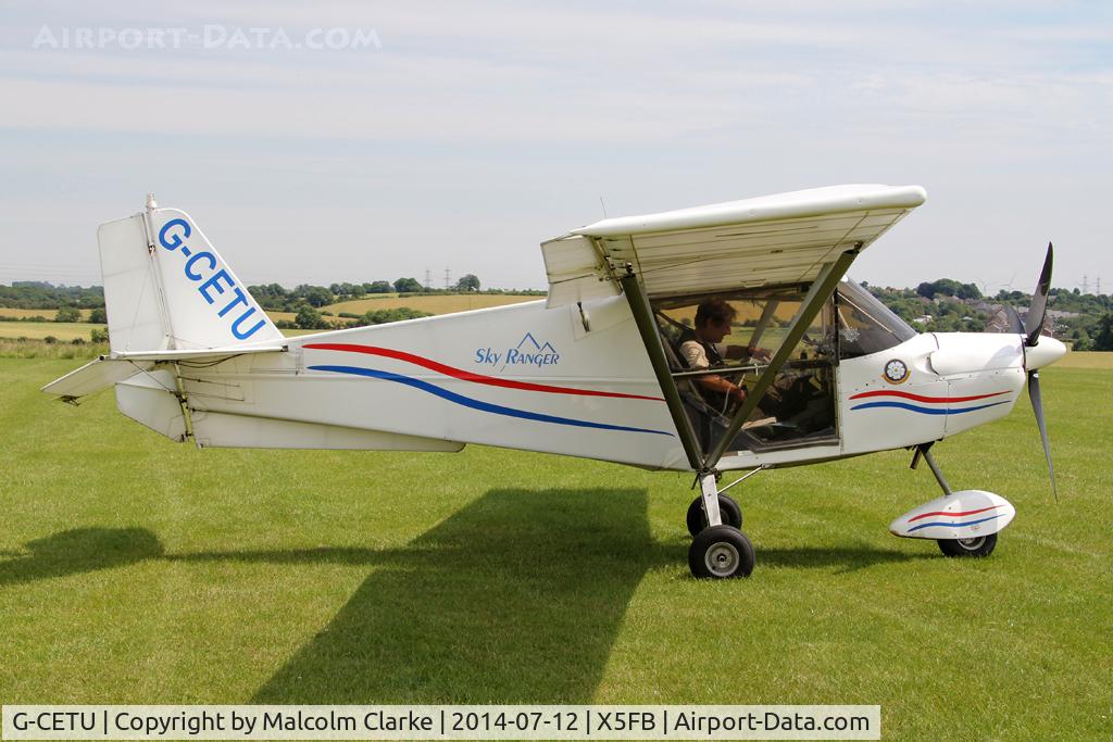 G-CETU, 2007 Skyranger Swift 912S(1) C/N BMAA/HB/551, Skyranger Swift 912S(1), Fishburn Airfield UK, July 2014.