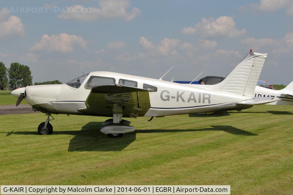 G-KAIR, 1978 Piper PA-28-181 Cherokee Archer II C/N 28-7990176, Piper PA-28-181 Cherokee Archer II at The Real Aeroplane Club's Biplane and Open Cockpit Fly-In, Breighton Airfield, June 1st 2014.