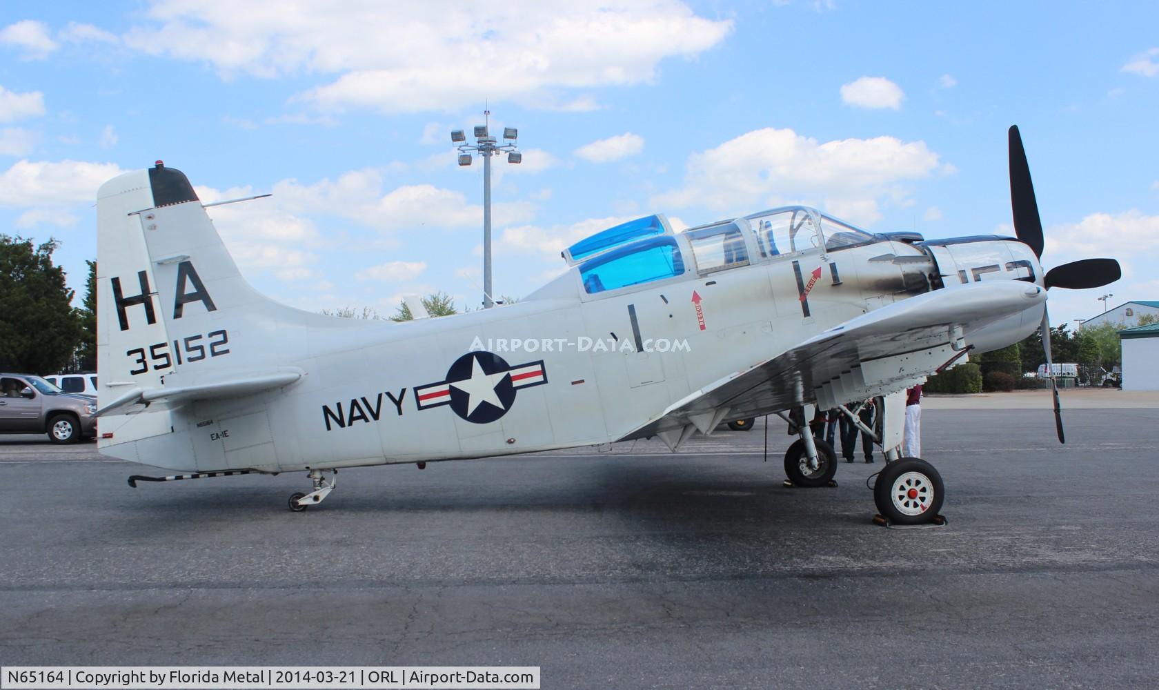 N65164, 1955 Douglas EA-1E Skyraider AD-5W C/N 55-471DH, EA-1E