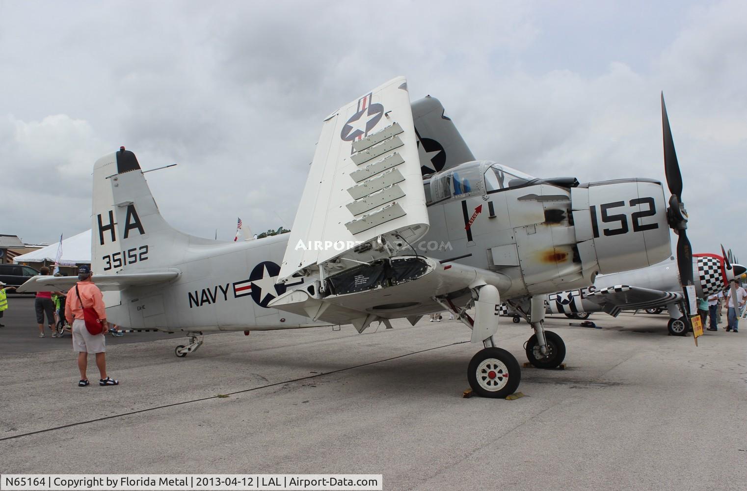 N65164, 1955 Douglas EA-1E Skyraider AD-5W C/N 55-471DH, EA-1E Skyraider