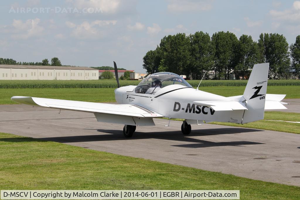 D-MSCV, 2009 Roland Z-602 C/N Not found D-MSCV, Roland Z-602 at The Real Aeroplane Club's Biplane and Open Cockpit Fly-In, Breighton Airfield, June 1st 2014.