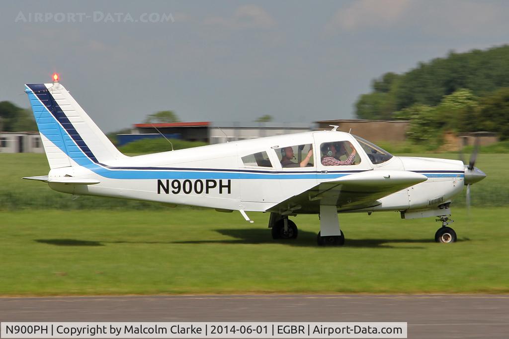 N900PH, Piper PA-28R-180 Cherokee Arrow C/N 28R-30302, Piper PA-28R-180 Cherokee Arrow at The Real Aeroplane Club's Biplane and Open Cockpit Fly-In, Breighton Airfield, June 1st 2014.