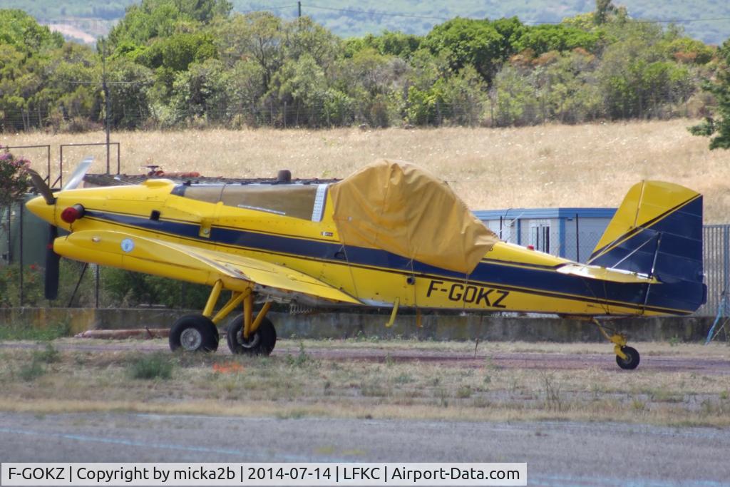 F-GOKZ, Ayres S-2R T34 C/N 6032, Parked