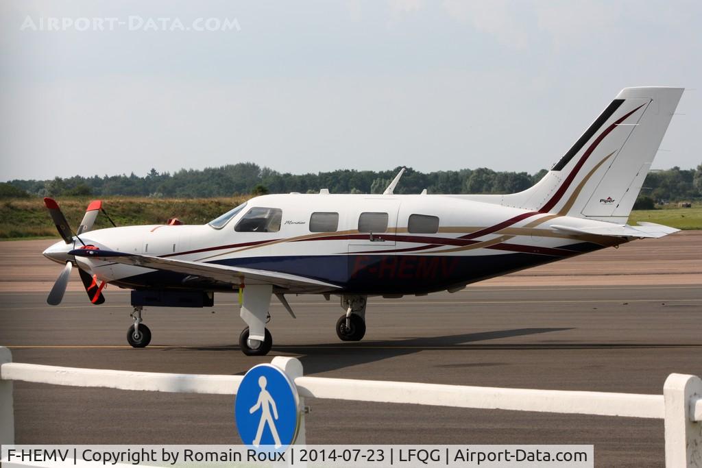 F-HEMV, 2007 Piper PA-46-500TP Malibu Meridian C/N 4697337, Parked
