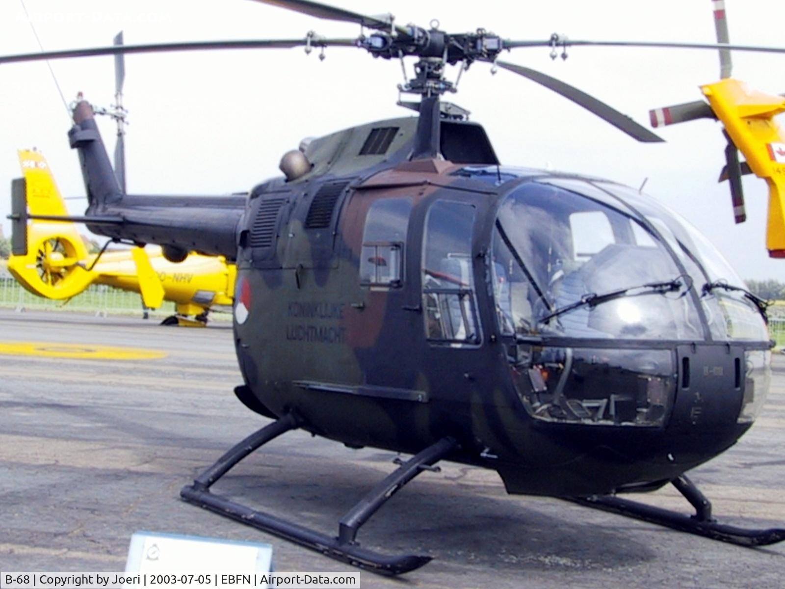 B-68, 1976 MBB Bo-105CB C/N S-268, Koksijde Air Show 2003