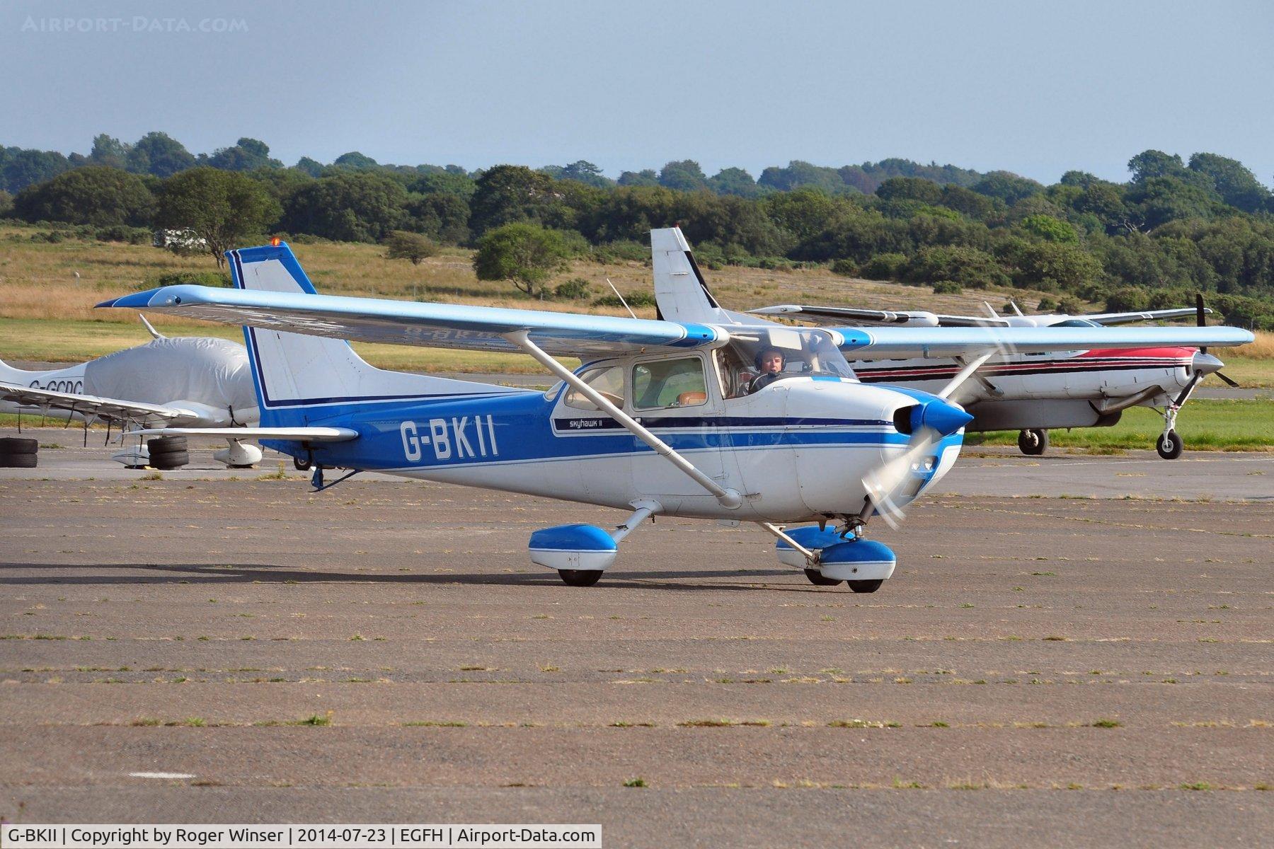 G-BKII, 1975 Reims F172M ll Skyhawk C/N 1370, Visiting Reims/Cessna Skyhawk II.