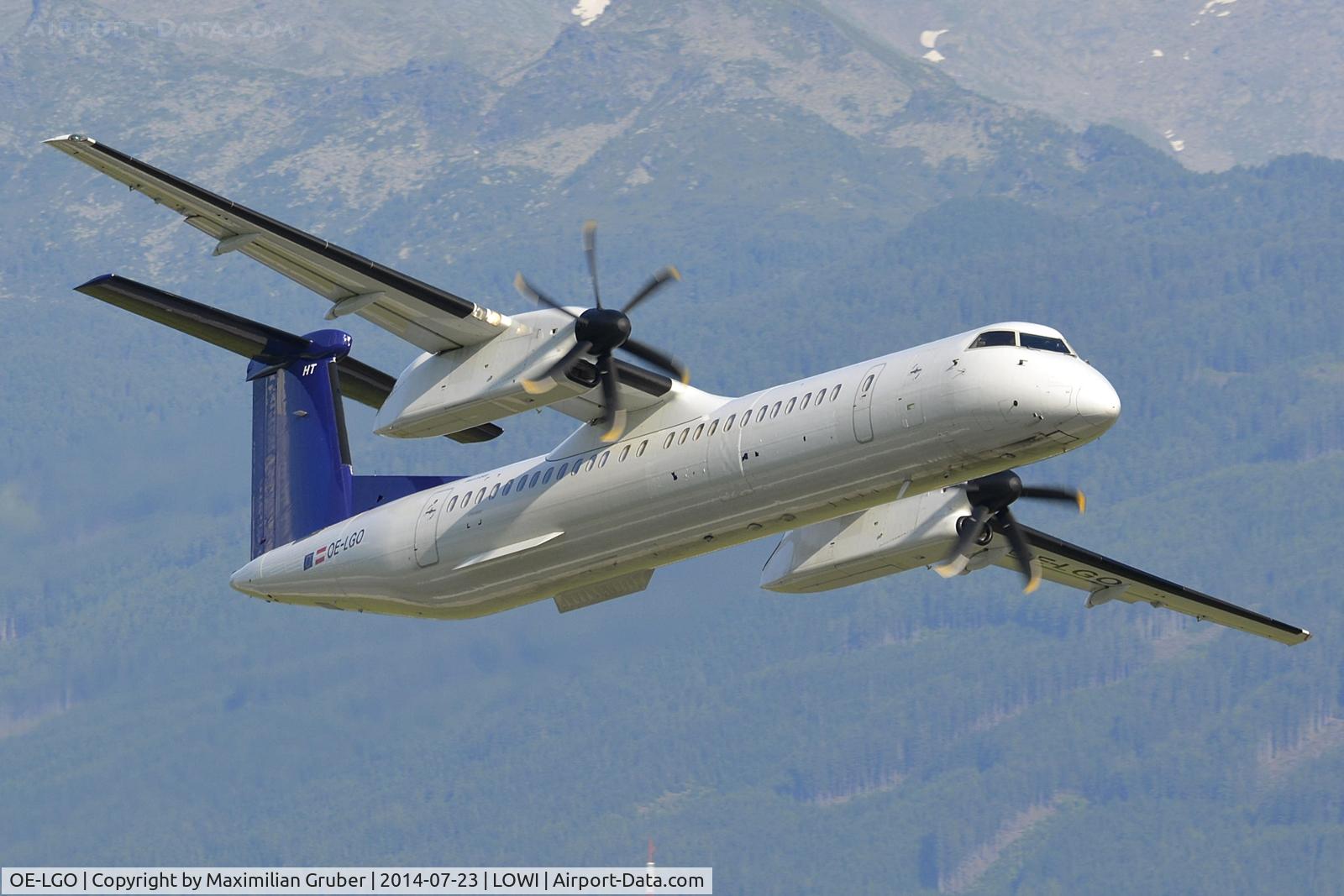 OE-LGO, 2009 De Havilland Canada DHC-8-400Q Dash 8 C/N 4281, Overshoot of the new delivered OE-LGO of Tyrolean Airways