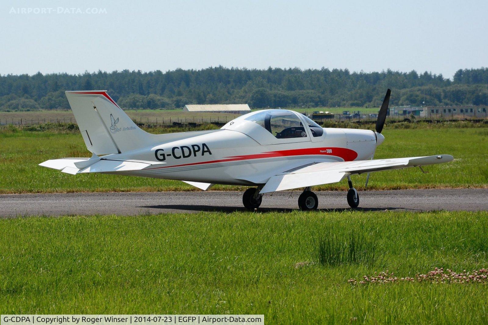 G-CDPA, 2005 Alpi Aviation Pioneer 300 C/N PFA 330-14415, Visiting Pioneer in a new colour scheme.