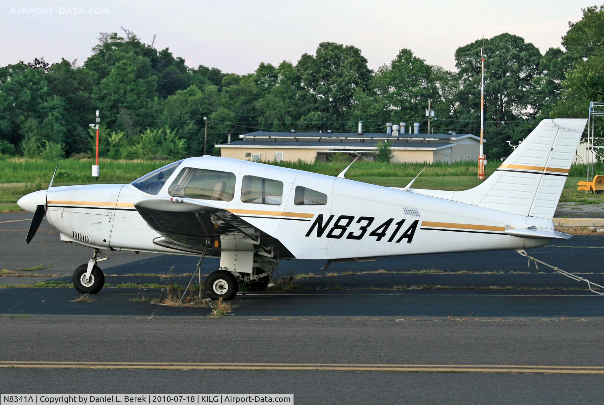 N8341A, 1982 Piper PA-28-181 C/N 28-8390021, Nice single-engine Piper at New Castle Airport