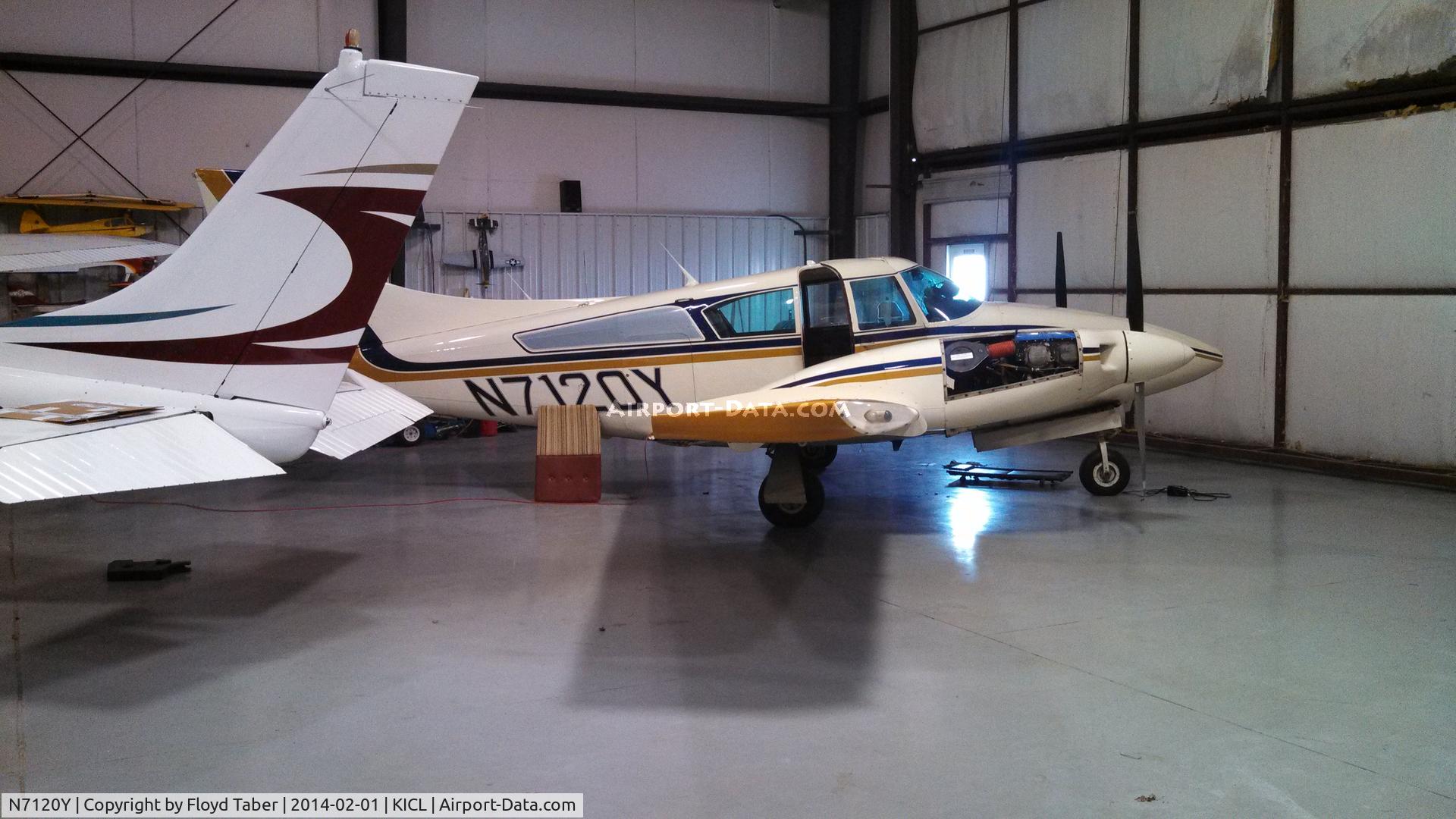 N7120Y, 1963 Piper PA-30 Twin Comanche Twin Comanche C/N 30-139, In for annual